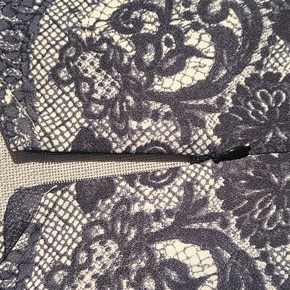 Baraschi Womens Black & Gray, Quarter Sleeves, Midi Dress, Size: 4 - Picture 6 of 9